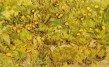  gelb Kunst - ein Feld der Gelbe Blumen Vincent van Gogh